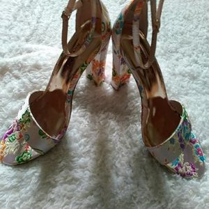 Women's Floral Heels